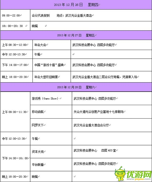 關(guān)于舉辦2013年度中國游戲產(chǎn)業(yè)年會的通知