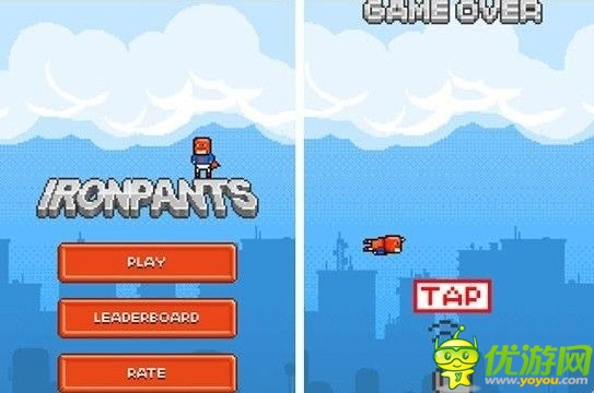Flappy Bird下架 類似作《Ironpants》走紅