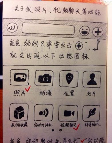 找個孝子就嫁了吧：男子手繪說明書教父母用微信