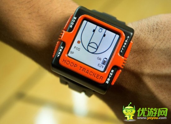 超強(qiáng)命中率：Hoop Tracker可追蹤投籃路線手表