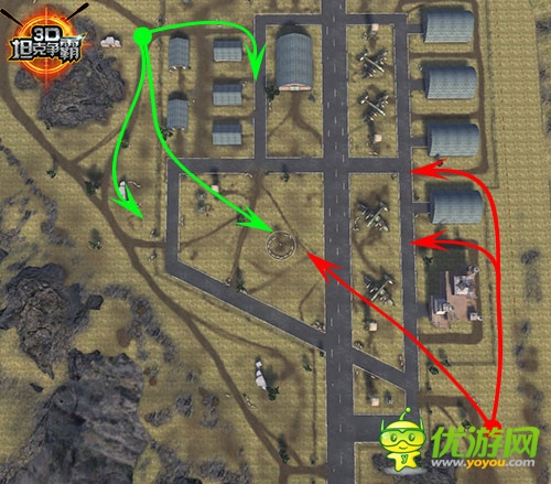 掌握伏擊戰(zhàn)！《3D坦克爭霸》地圖路線選擇