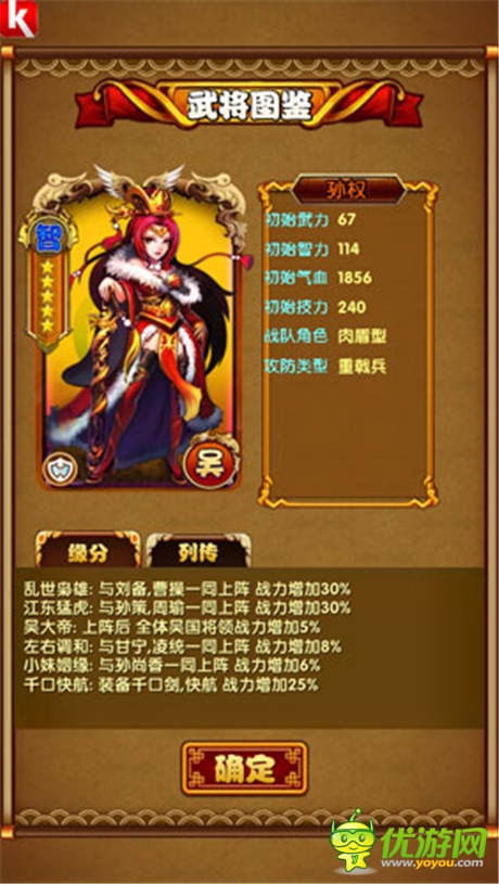 東吳猛士 《媚三國》吳將一覽