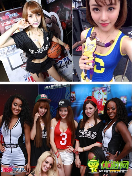 女神于芷晴加盟《NBA夢之隊》靚爆NBA籃球國度北京站