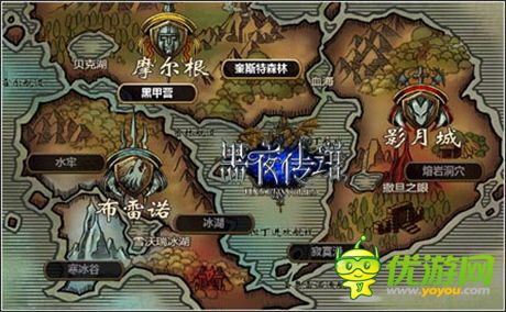 《黑夜傳說》遼闊版圖 見證傳統(tǒng)魔幻大陸