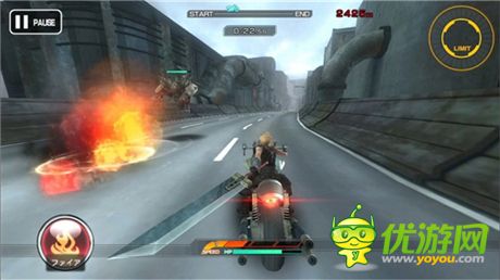 體驗(yàn)飛車追逐戰(zhàn)《Final Fantasy VII G-Bike》開放下載