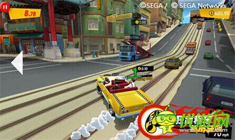 掌趣大陸獨代SEGA手游大作《瘋狂出租車：都市狂飆》