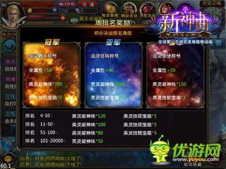 雙競(jìng)技時(shí)代開(kāi)啟《新神曲》英靈競(jìng)技火爆上線