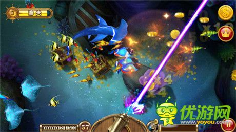 《捕魚達人土豪金》全新版本 用黃金大網(wǎng)捕黃金大魚